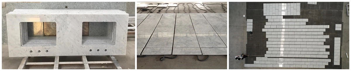 Bianco Carrara marble application Bianco Carrara marble application