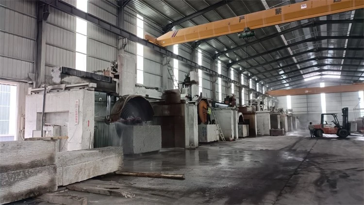 multi blade cutting machines -Ivory white Granite Factory multi blade cutting machines -Ivory white Granite Factory