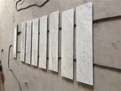 Bianco Carrara Marble Backsplash