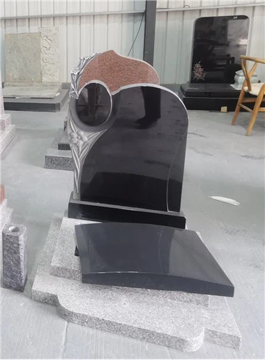 Black Granite Gravestone