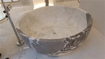 Carved Stone Bathtub