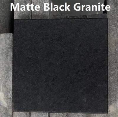 Honed Black Granite Tile