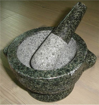 Mortar And Pestle Of Stone