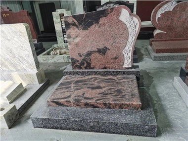 Rose Granite Headstone