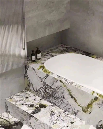 Stone Bathtub Surround