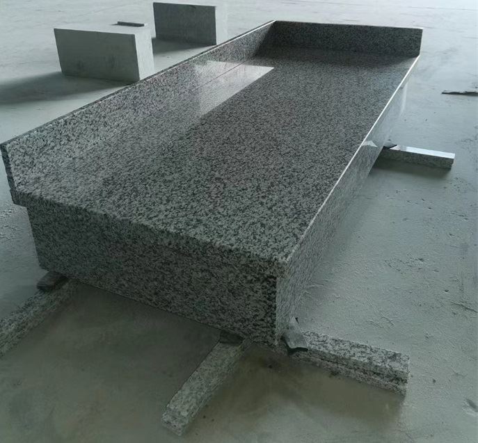 White Granite Countertops With Backsplash