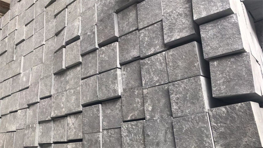 Black Cobblestone Driveway