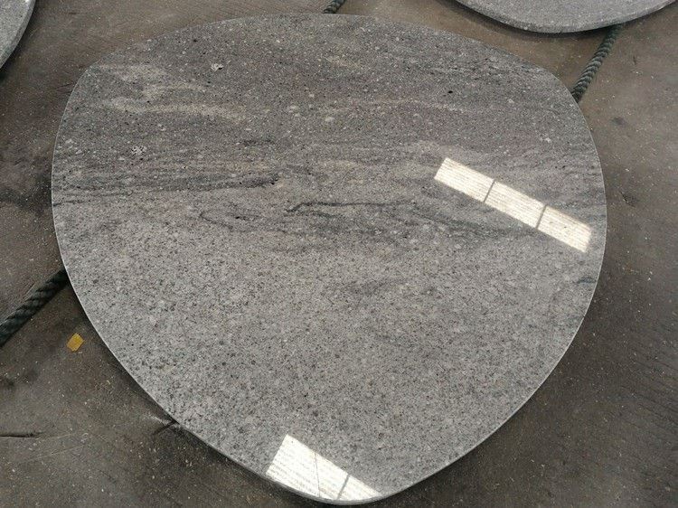Outdoor patio table stone top
