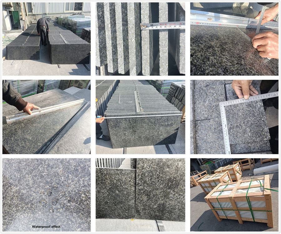 Dark Grey Granite Export Packing