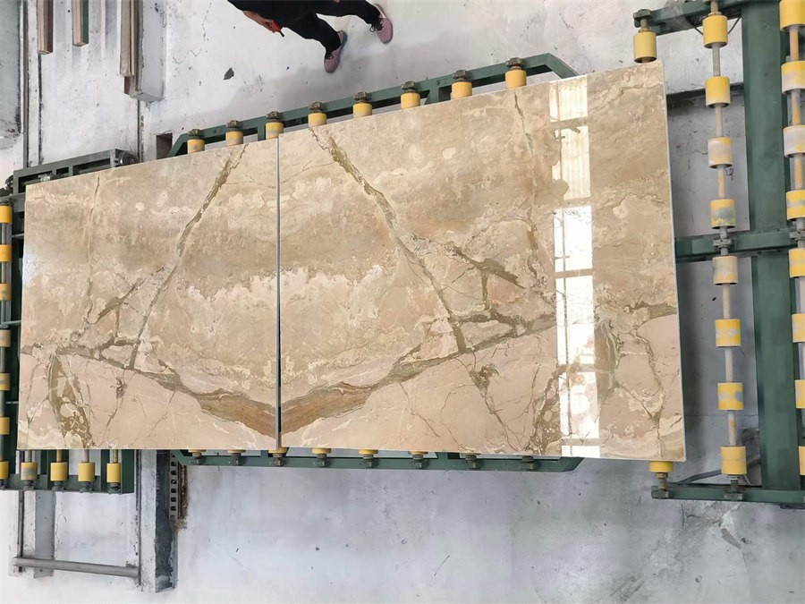 Book matched marble slabs Book matched marble slabs