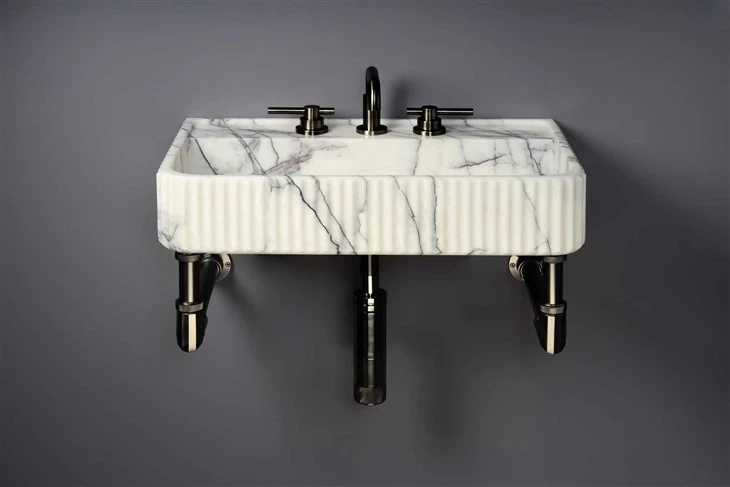 Luxury Hand Carved Stone Bathroom Sink