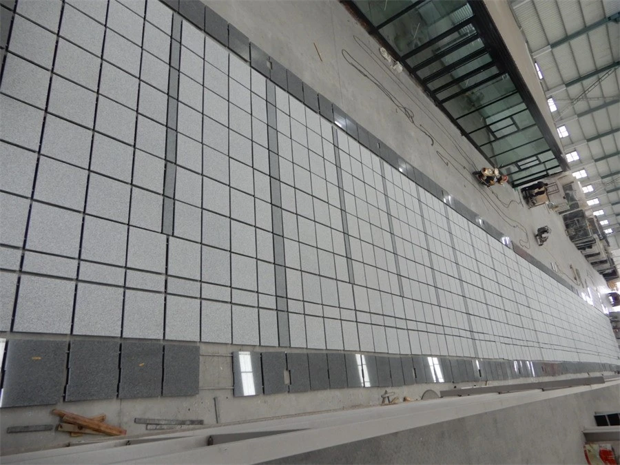 polished G641 and flamed G623 granite tiles flooring polished G641 and flamed G623 granite tiles flooring