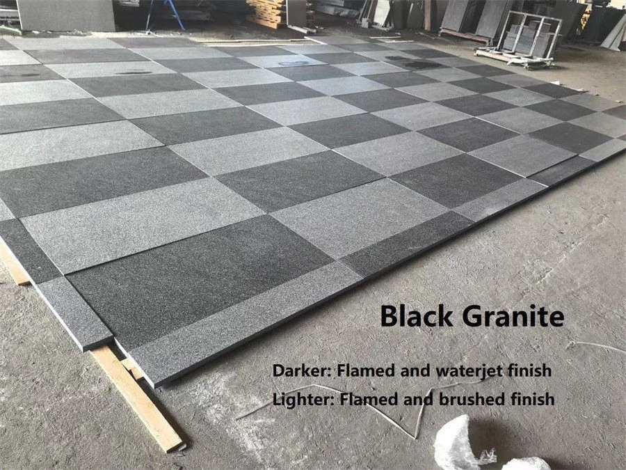 two kinds of flamed finishes two kinds of flamed finishes