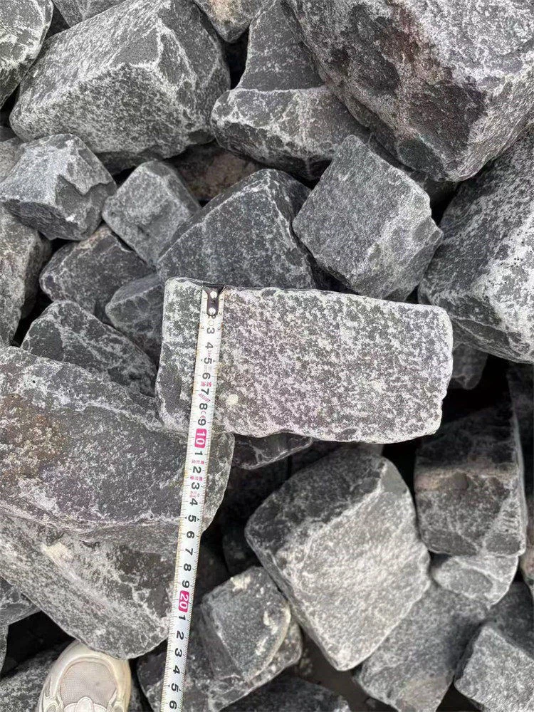 split and tumbled black basalt split and tumbled black basalt