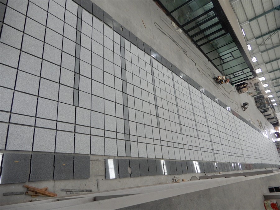 polished G641 and flamed G623 granite tiles polished G641 and flamed G623 granite tiles