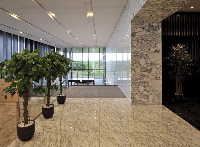 Arabescato and Hang grey marble for Japan Naha golf club Arabescato and Hang grey marble for Japan Naha golf club