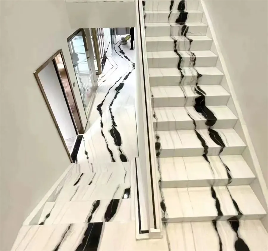 PANDA WHITE MARBLE STAIRS PANDA WHITE MARBLE STAIRS