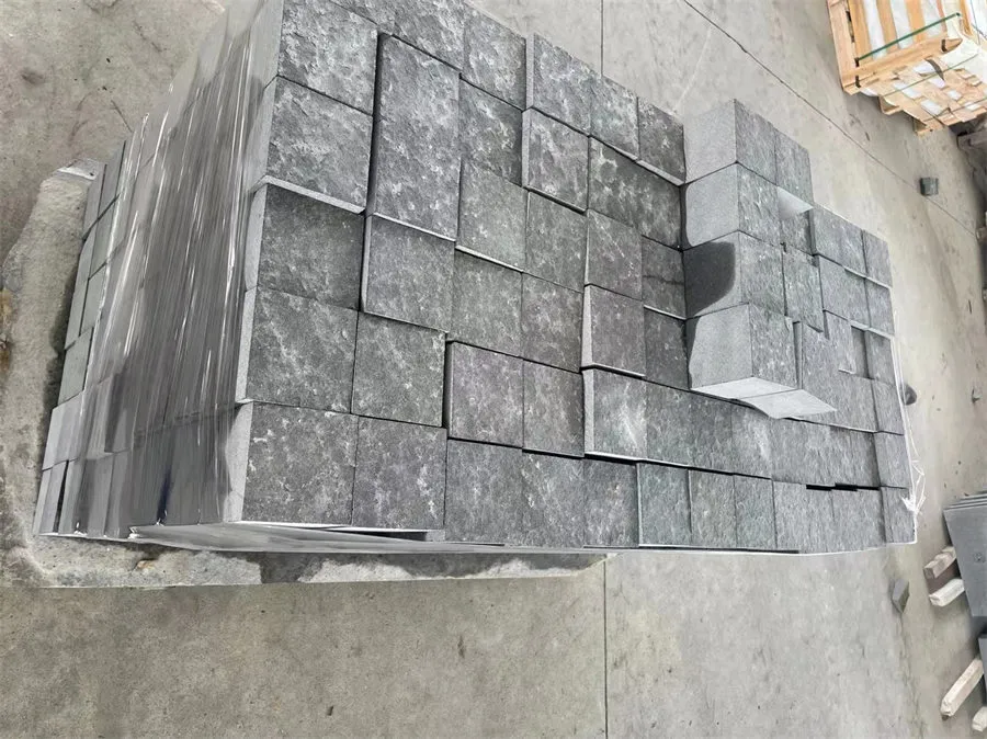 flamed cubes basalt stone cubes flamed cubes basalt stone cubes