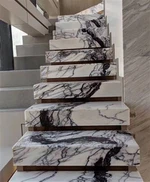 Lilac White Marble For Villa Flooring And Walls