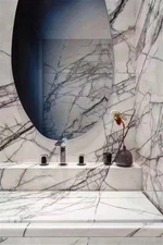 Lilac White Marble Tiles For Modern Interior Design