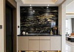 Luxury Black Granite With Gold Veining