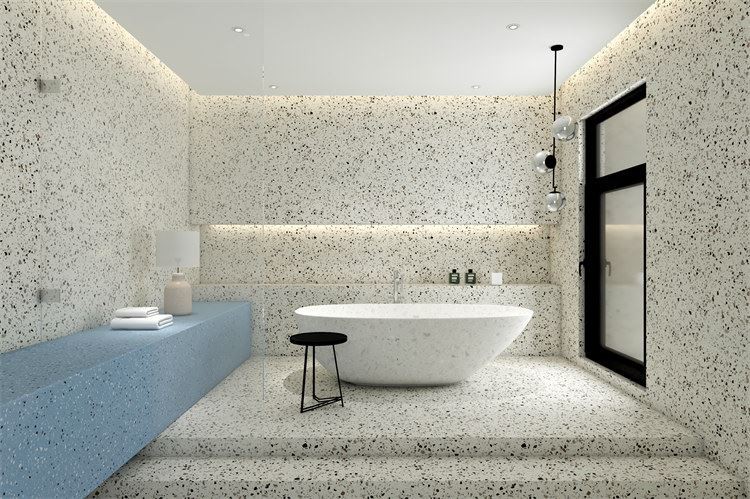 Terrazzo Shower Floor Tile
