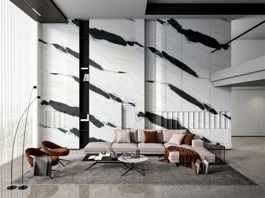 panda white marble luxury stone decoration for interiors (18)